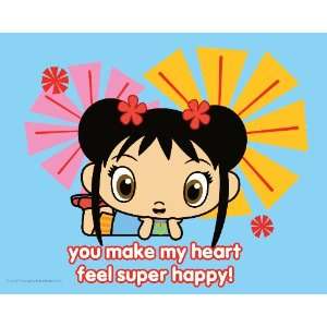  Ni Hao Kai Lan, Heart Feel Super Happy, Pinwheels , 8 x 10 