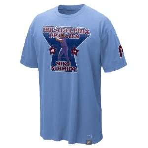  M Schmidt Phillies Nike Cooperstown Jersey Tee Shirt 