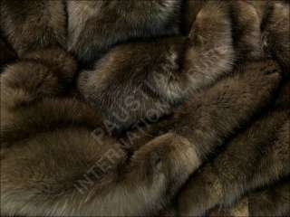 591 Real Russian Sable Fur Blanket fur rug barguzin sable  