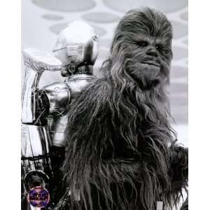  Star Wars Chewbacca and C3P0 Black and White Print Toys 