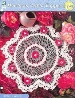 Bruges Roses, Heirloom Table Toppers crochet pattern  