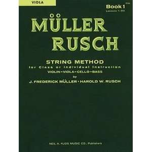  KJOS Muller Rusch String Method 1 Viola Book Musical 