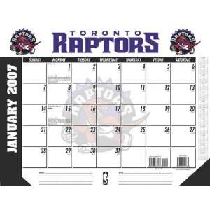  Toronto Raptors 22x17 Desk Calendar 2007 Sports 
