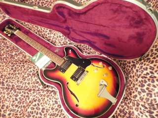 Conqueror By Bruno MIJ ES335 Semi Hollowbody Japan With HSC Zero Fret 