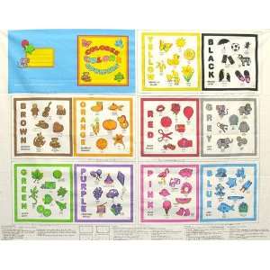  45 Wide Colors Soft Book Panel Multi Fabric By The Panel 