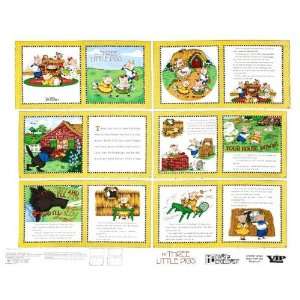  44 Wide Nursery Tales Soft Book Panel Multi Fabric By 