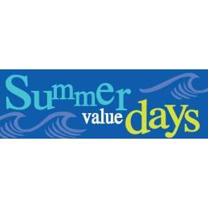  Summer Value Days   Jumbo Paper Banner   57x19 Office 
