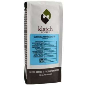 Klatch Coffee   Sumatra Mandheling TP Coffee Beans   12 oz  