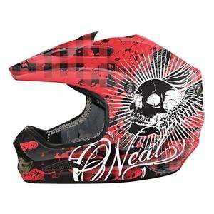  ONeal Racing 7 Series Mayhem Helmet   Large/Red/Black 