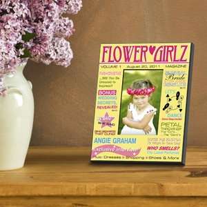  Personalized Flower Girl Magazine Frame: Everything Else
