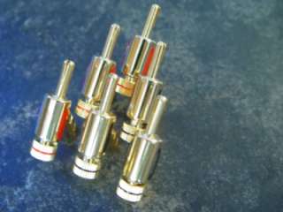 24k WBT Style Locking 45 Degree Banana Plugs. D.I.Y!!  