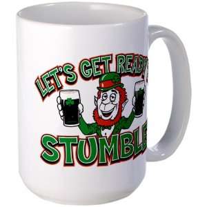  Drink Cup Lets Get Ready To Stumble Irish Leprechaun 