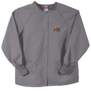    Ohio State Buckeyes NCAA Nursing Jacket (Gray): Sports & Outdoors