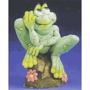  Sprogz   The Ponderer Frog Figurine: Home & Kitchen