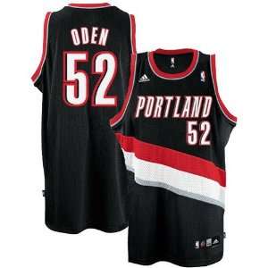  Greg Oden Jersey adidas Black Swingman #52 Portland 