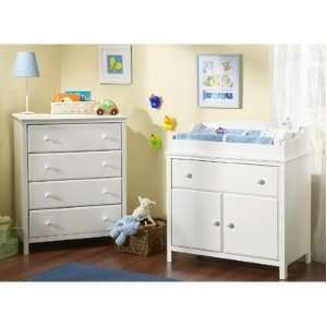   Candy Four Drawer Chest and Compact Changing Table: Furniture & Decor