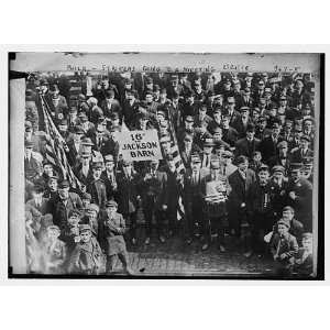  Crowd of strikers going to a meeting,Philadelphia