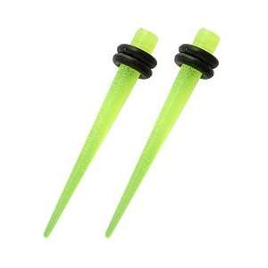 Pair of Ear Stretchers by GlitZ JewelZ ©   UV Ear Expander   glow in 