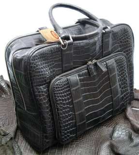 MADE FROM SHINY & SOFT CROCODILE STOMACH SKIN BAG SMART