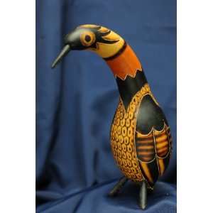   Southwest Carved Andian Indian Gourd Bird 6 (2)