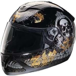  Z1R Jackal Helmet , Size: XL, Color: Black, Style: Pandora 