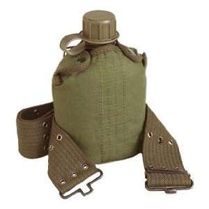 Plastic Canteen and Cover Set, OD 