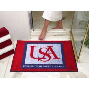    University of South Alabama All Star Rug: Furniture & Decor