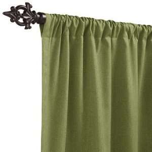  Outdoor Solid Drapery Panel in Sunbrella Cilantro   108 