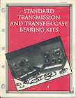 caltrans standard transmission transfer case bearing kit catalog 1995 