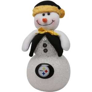  Pittsburgh Steelers 10 Light Up Tabletop Snowman: Sports 