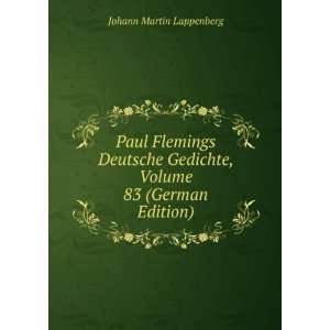   Gedichte, Volume 83 (German Edition): Johann Martin Lappenberg: Books