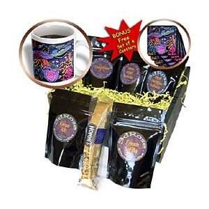 Steve Shachter Art   COLORFUL FISH   Coffee Gift Baskets   Coffee Gift 
