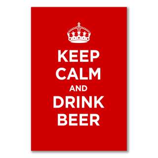 A1+ maxi glossy poster: KEEP CALM AND DRINK BEER ALL COLOURS WW2 WWII 