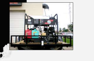 TRAILER MOUNTED, HOT WATER PRESSURE WASHER, POWER WASHER SYSTEM  
