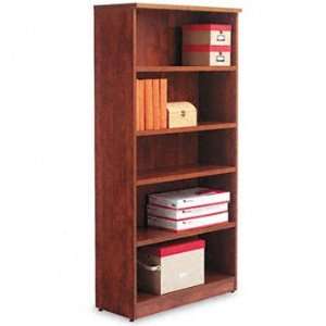   Series Bookcase, 5 Shelves, 31 3/4w x 12 1/2d x 65h, Medium Cherry