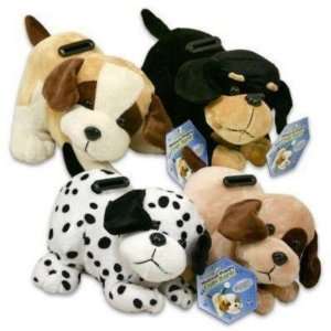    Plush 9 Assorted Dog Bank with Music Case Pack 48 