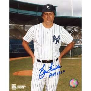  Lou Piniella ROY 1969 Autographed/Hand Signed New York 