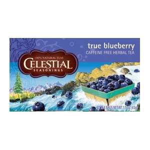 Celestial Seasonings Tea Caffeine Free Herbal Tea, True Blueberry 20 
