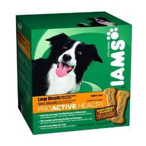 Iams Proactive Health Large Dog Biscuits for Adult 1+ Years, Natural 