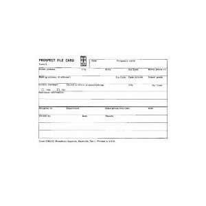  Form Prospect File Card (#5) (Package of 100) Everything 