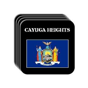 US State Flag   CAYUGA HEIGHTS, New York (NY) Set of 4 Mini Mousepad 