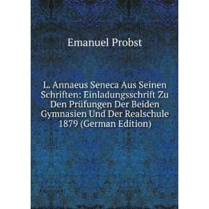   Realschule 1879 (German Edition) Emanuel Probst  Books