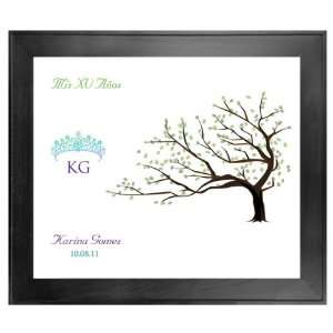 Quinceanera Guest Book Tree # 3 Crown 3 20x24 For 50 100 Guests 