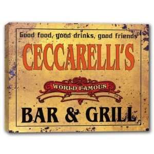  CECCARELLIS Family Name World Famous Bar & Grill 