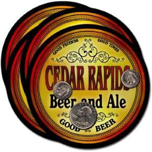 Cedar Rapids, IA Beer & Ale Coasters   4pk