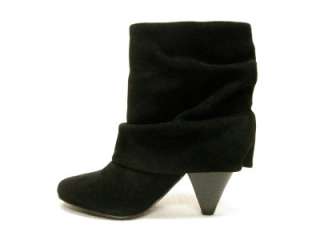 STEVE MADDEN*CARLSEN*BLACK SUEDE ANKLE SLOUCH BOOTS 10M  