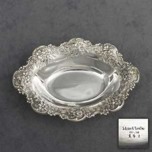  Repousse by Kirk, Sterling Nut Dish, Individual, S. Kirk 