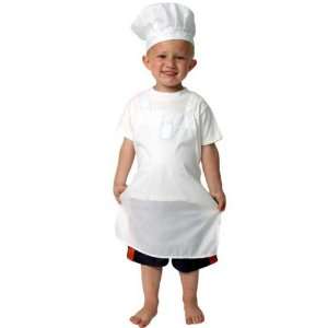  Toddler White Lil Chef Baker Apron (no hat): Toys & Games