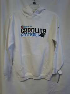 Carolina Panthers Reebok Onfield White Sweatshirt Hoodie Youth Size 18 