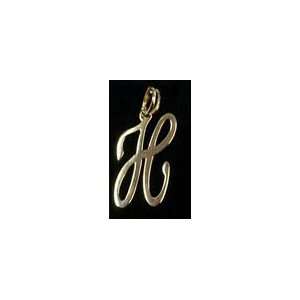  Your Initial Gold Filled Charm Pendant   H: Everything 